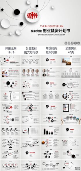 完美框架项目融资创业计划书商业策划书ppt模板