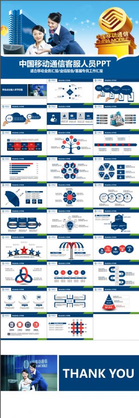 中国移动通信工作汇报PPT