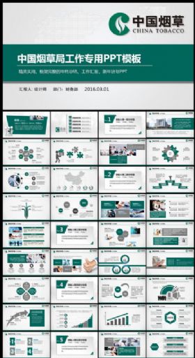 烟草局中国烟草专卖会议报告PPT