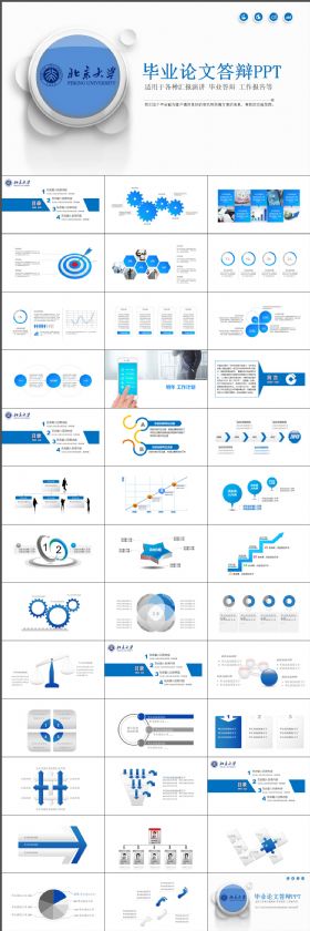 简约实用毕业论文答辩PPT