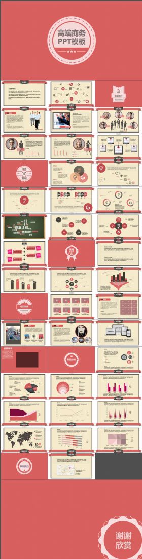高端商务企业简介PPT通用模板