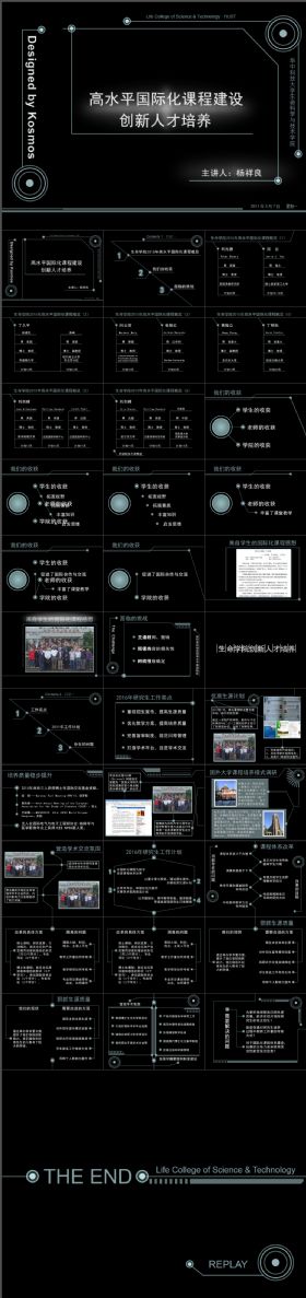 高水平教育类工作总结宣讲会计划书PPT通用模版 