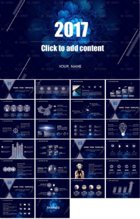 工作总结工作汇报年终总结商务通用ppt模板