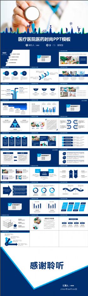 医药销售代表医院医学医疗卫生PPT模板