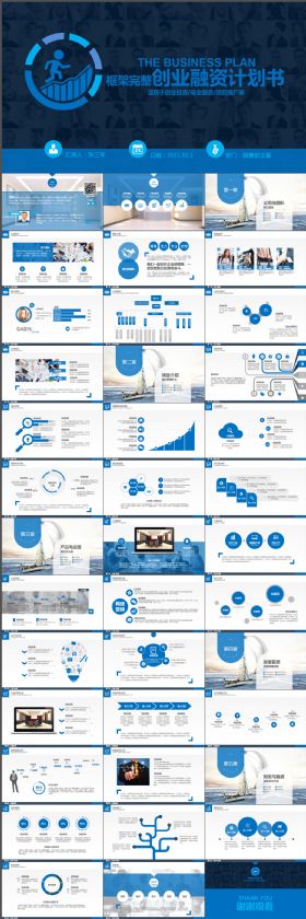 超震撼商业策划创业融资PPT模板