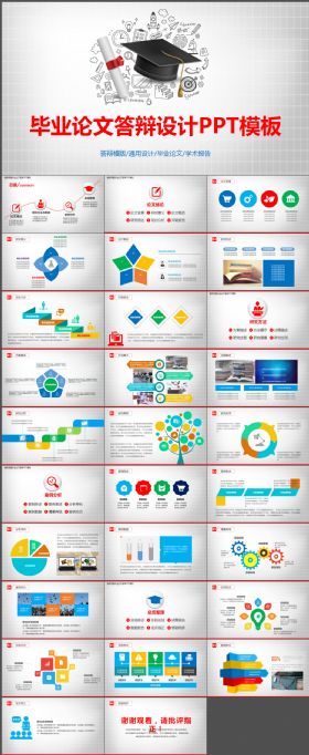 设计类专业毕业论文开题报告PPT通用模版