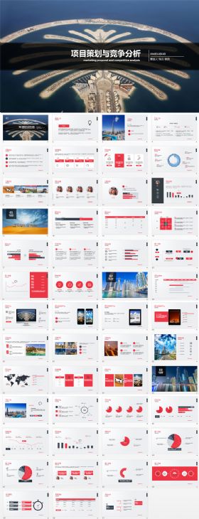 公司企业项目策划与市场竞争分析PPT模板