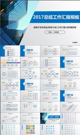 2017总结工作汇报模板   