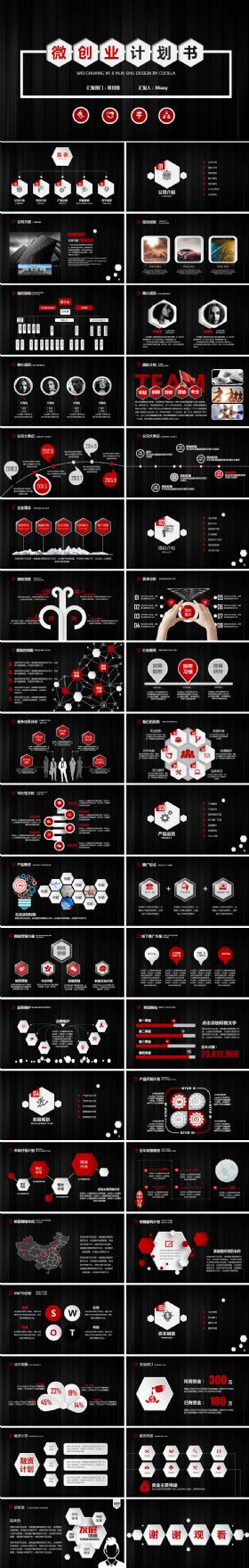 （雅黑+红）高端框架完整商业计划书