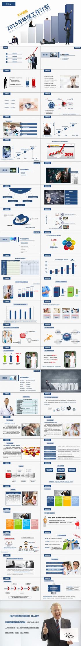 医院医疗机构工作计划PPT模板