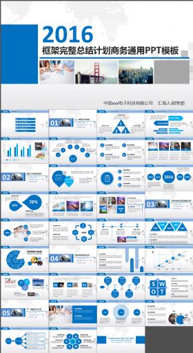 2017年工作计划职场商务PPT