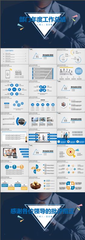 简约创意高端工作总结年终汇报PPT模板