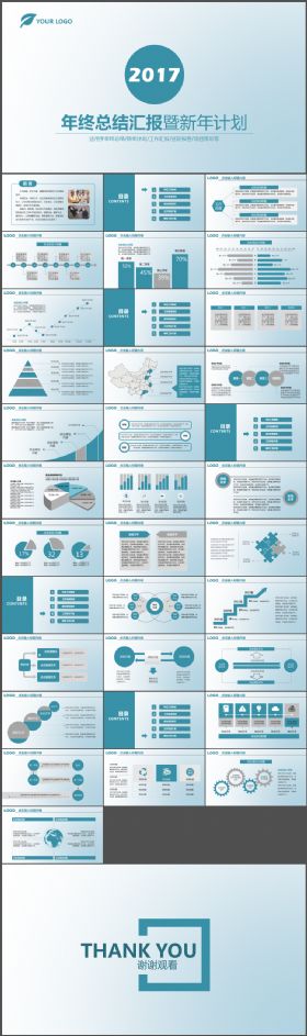 年终总结汇报暨新年计划ppt