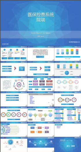 医保控费系统产品介绍PPT模板