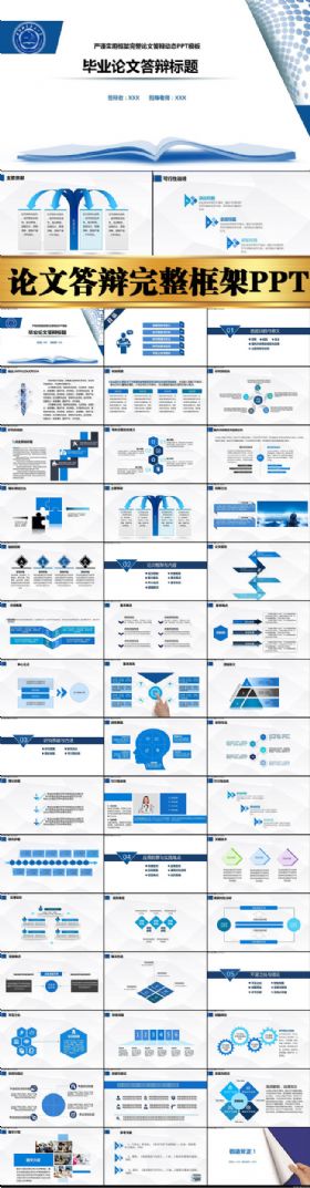 简洁论文答辩课题开题总结报告毕业论文答辩动态PPT模板