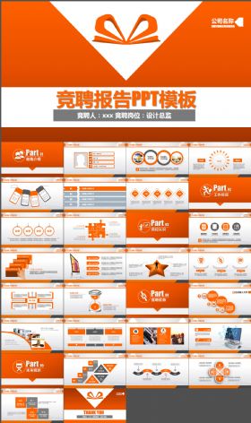 企业内部岗位竞聘通用PPT模板