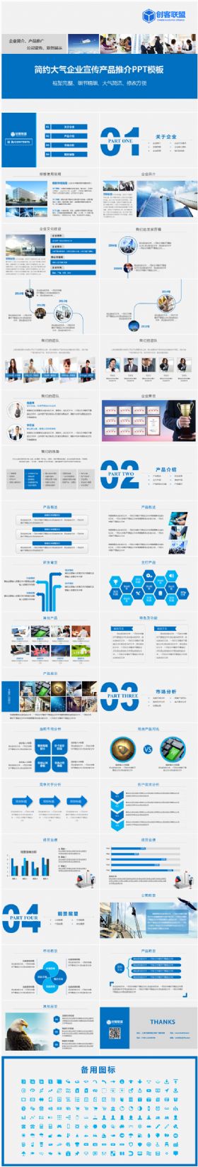 企业宣传公司简介产品推介产品展示工作计划工作总结商业计划书创业融资模板