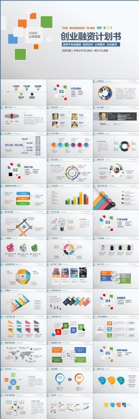 多彩企业创业融资计划书