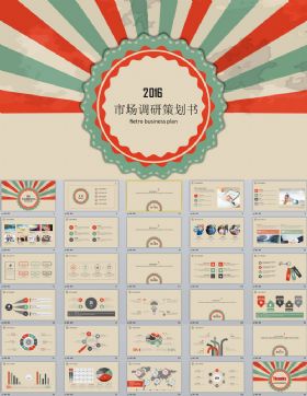 古典风格市场调查报告工作汇报合作计划动态PPT模板