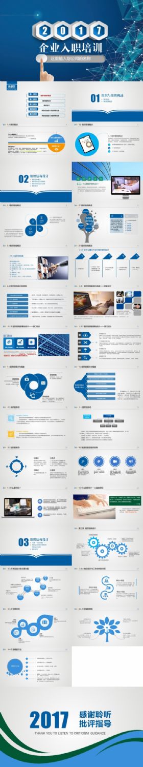 2017简洁微立体员工入职培训团队建设公司简介企业礼仪培训管理动态PPT模板