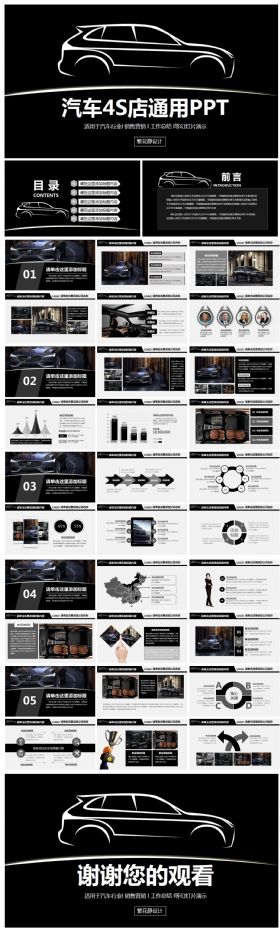 汽车4S店通用PPT模板