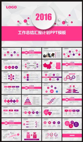 年终总结工作计划汇报ppt模板