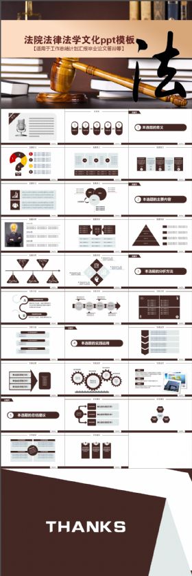 法学院毕业论文ppt模板