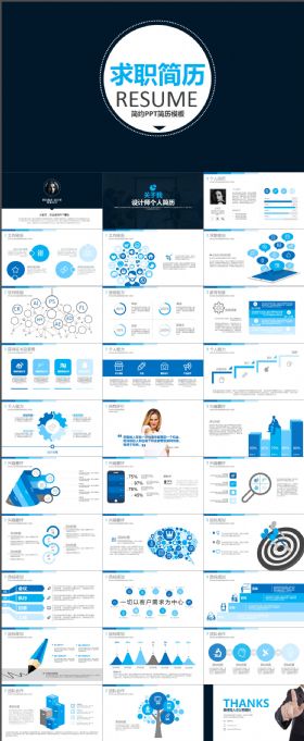 高端求职简历竞聘PPT动态模板
