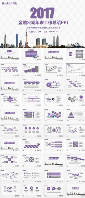【极致设计】2017年度财务数据分析报告工作总结工作汇报计划新年计划通用动态PPT