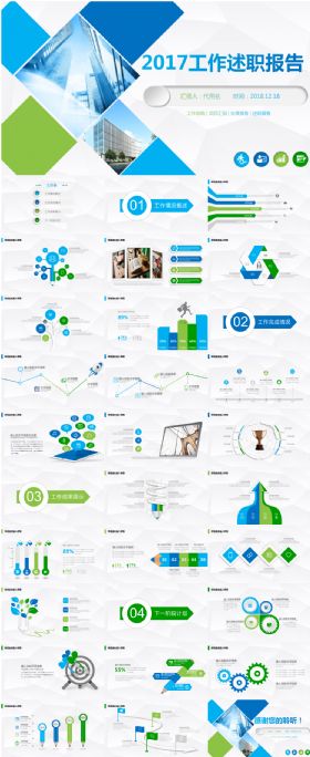 2017工作述职报告PPT