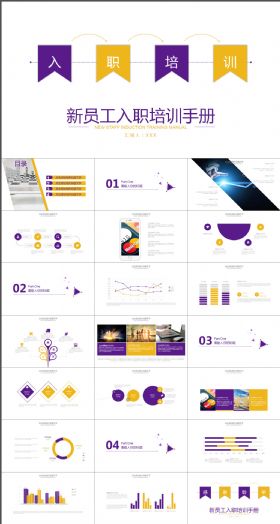 新员工入职培训动态PPT模板