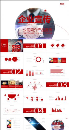 公司介绍产品宣传企业简介PPT模板