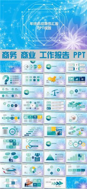 2016超实用简洁年终总结商务汇报PPT