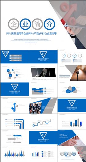 公司简介企业宣传产品介绍PPT模板