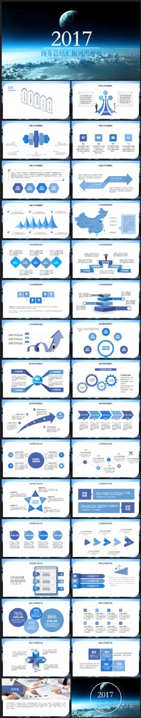 商务企业互联网金融电商年终工作总结汇报2017工作计划通用ppt