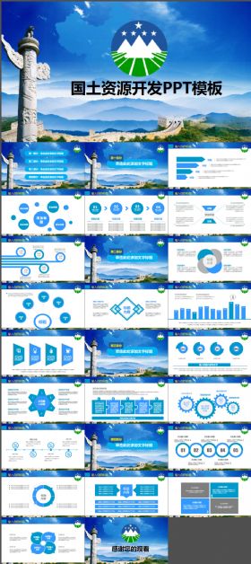 国土资源局土地规划国土局动态PPT模板