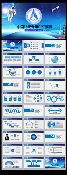 太空宇航航天科技发展报告总结PPT