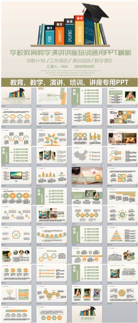 精美教育教学培训讲座演讲课件通用PPT
