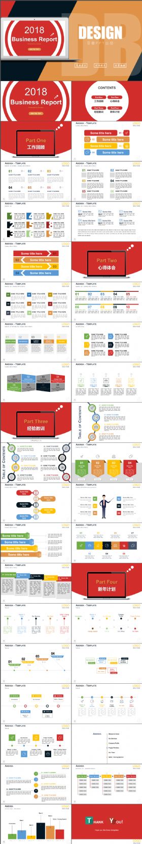 2017年终述职报告ppt模板