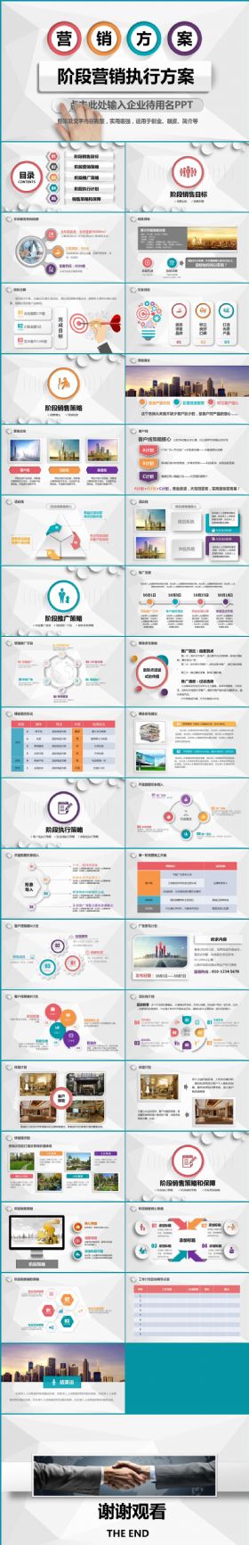 房地产营销方案销售策划方案活动方案ppt模板