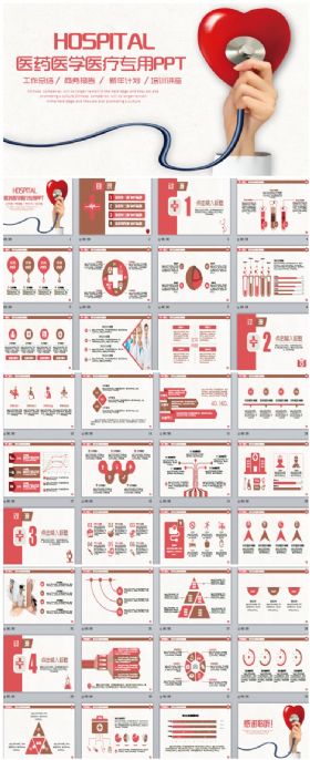 动感医疗医药医院医生护士工作PPT