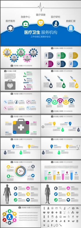 医疗医学科研工作总结毕业论文动态PPT模版