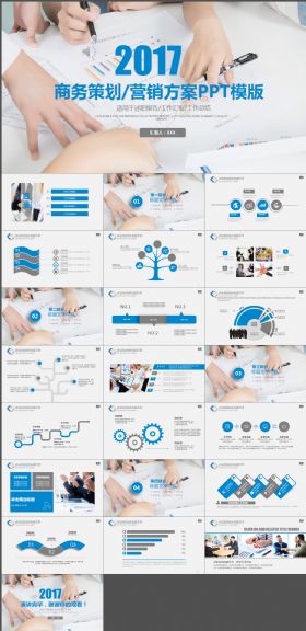 2017商务策划营销方案汇报PPT模板