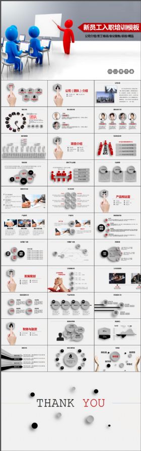 新员工入职培训企业商务培训动态PPT模板