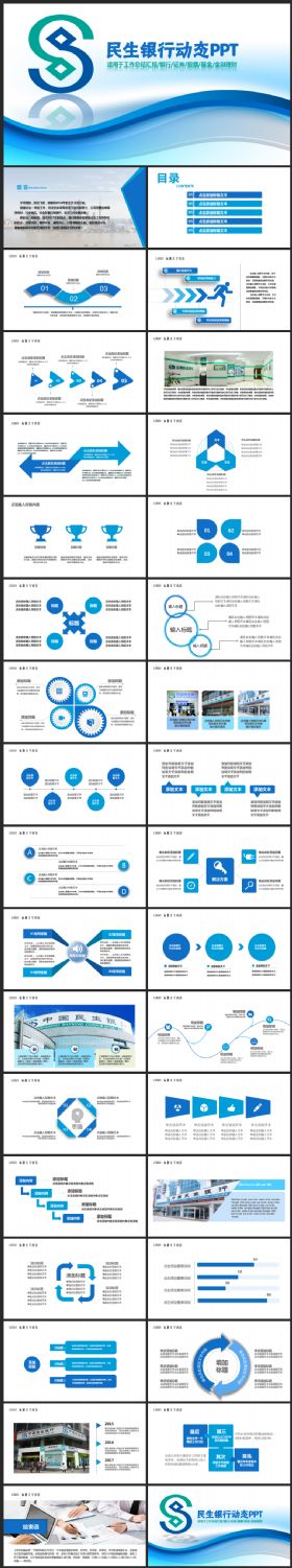 中国民生银行金融财富管理2017工作总结计划PPT