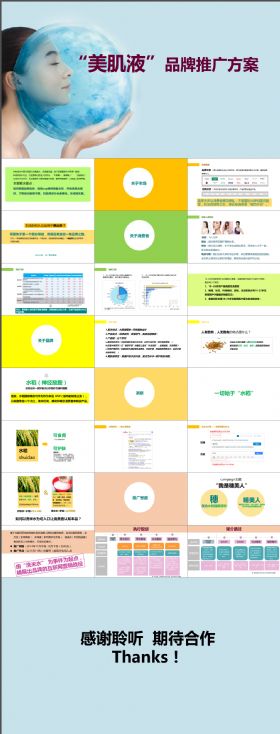 全案品牌策划美肌液品牌推广方案数字品牌建设PPT