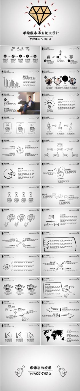 【手绘版本毕业论文】手绘毕业论文设计