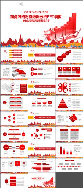 财务数据分析报表报告PPT