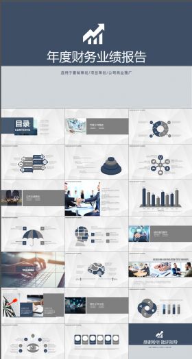 财务数据报表统计工作总结ppt模板