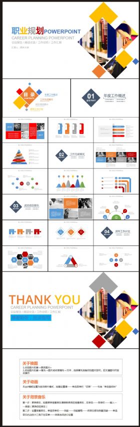 【职业规划、工作计划、总结汇报、述职】PPT模板